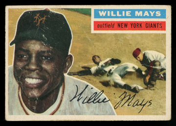 1956 Topps Willie Mays #130 Poor