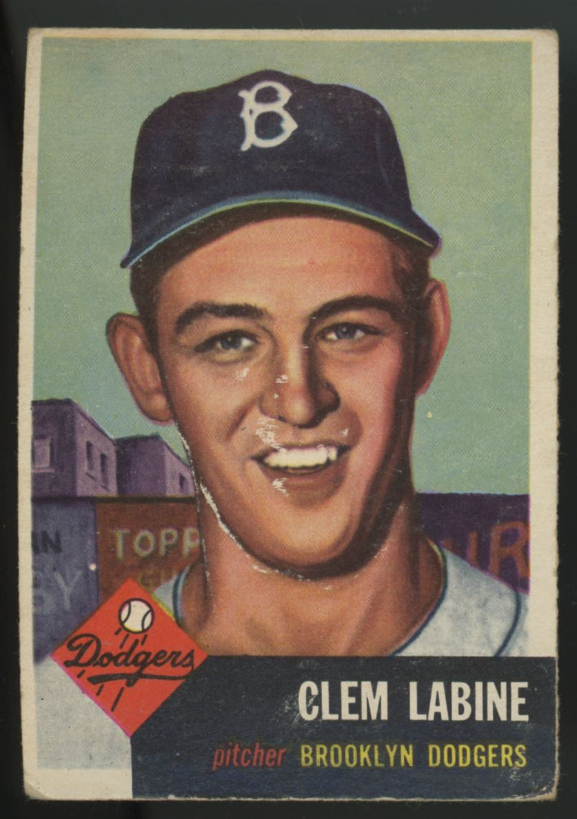 1953 Topps Clem Labine #14 Poor