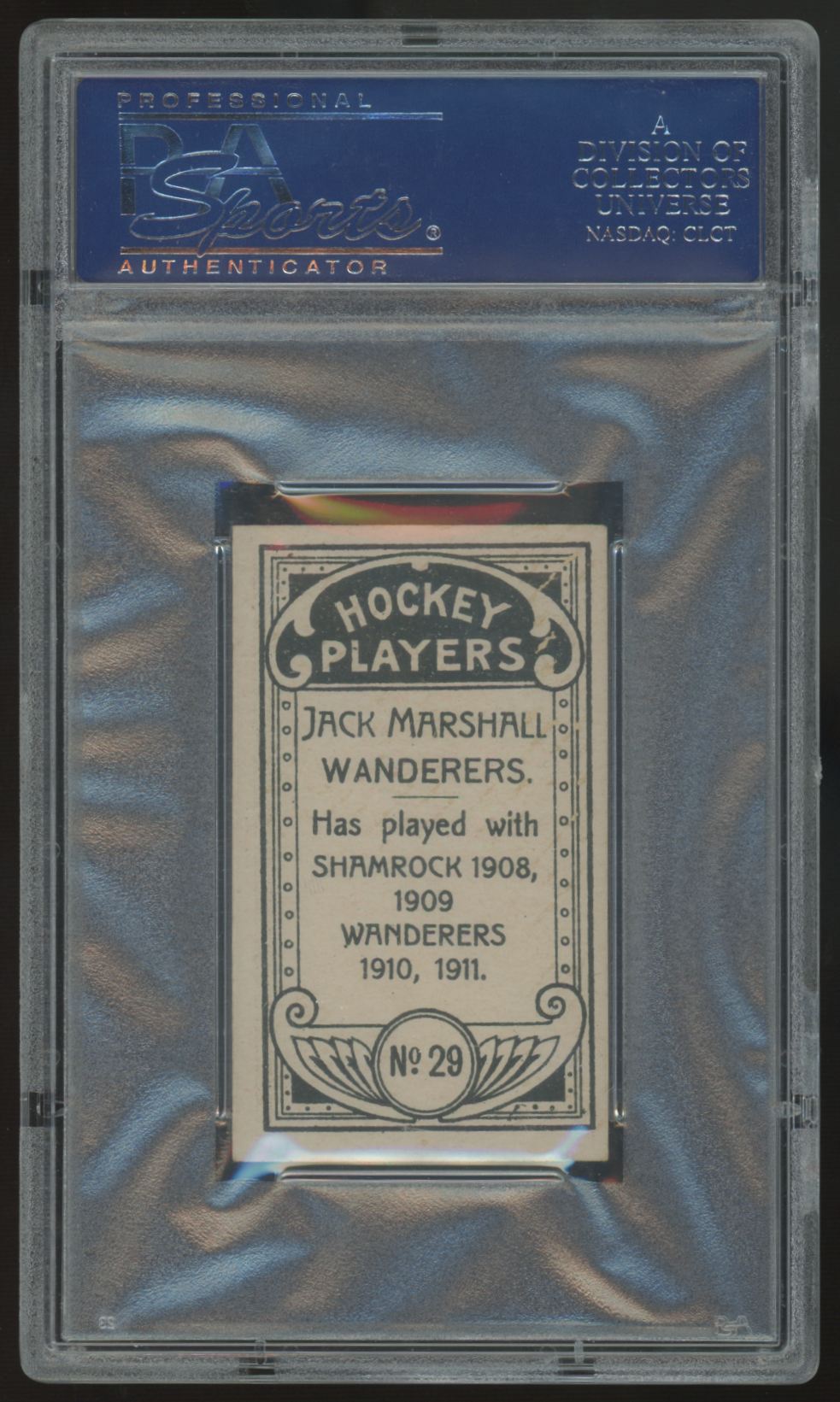 1911-12 C55 Imperial Jack Marshall #29 PSA 1