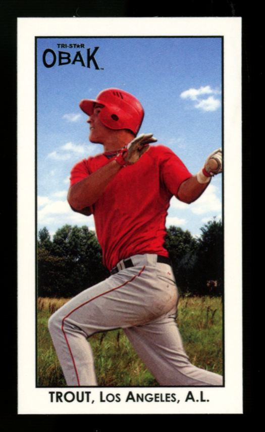 2011 Tri-Star OBAK Mike Trout RC T-212 Mini #16