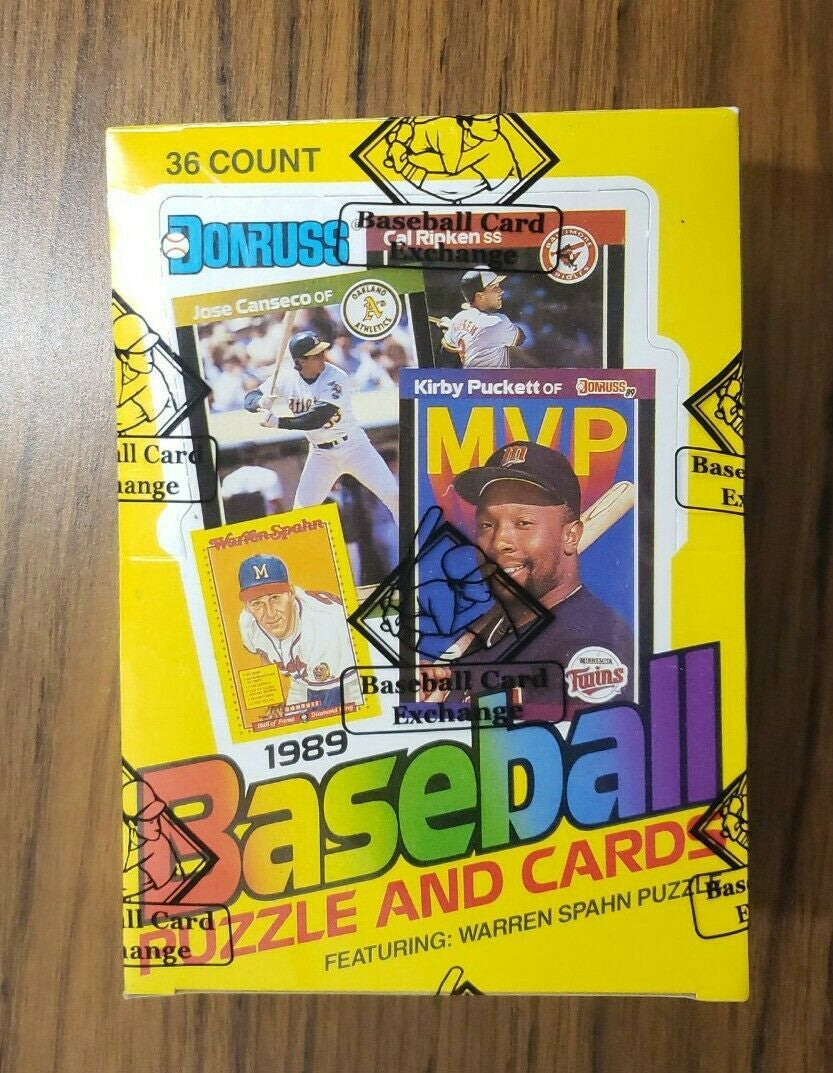 1989 Donruss Baseball BBCE Sealed Wrapped Box FASC From a Sealed Case Clean Box!