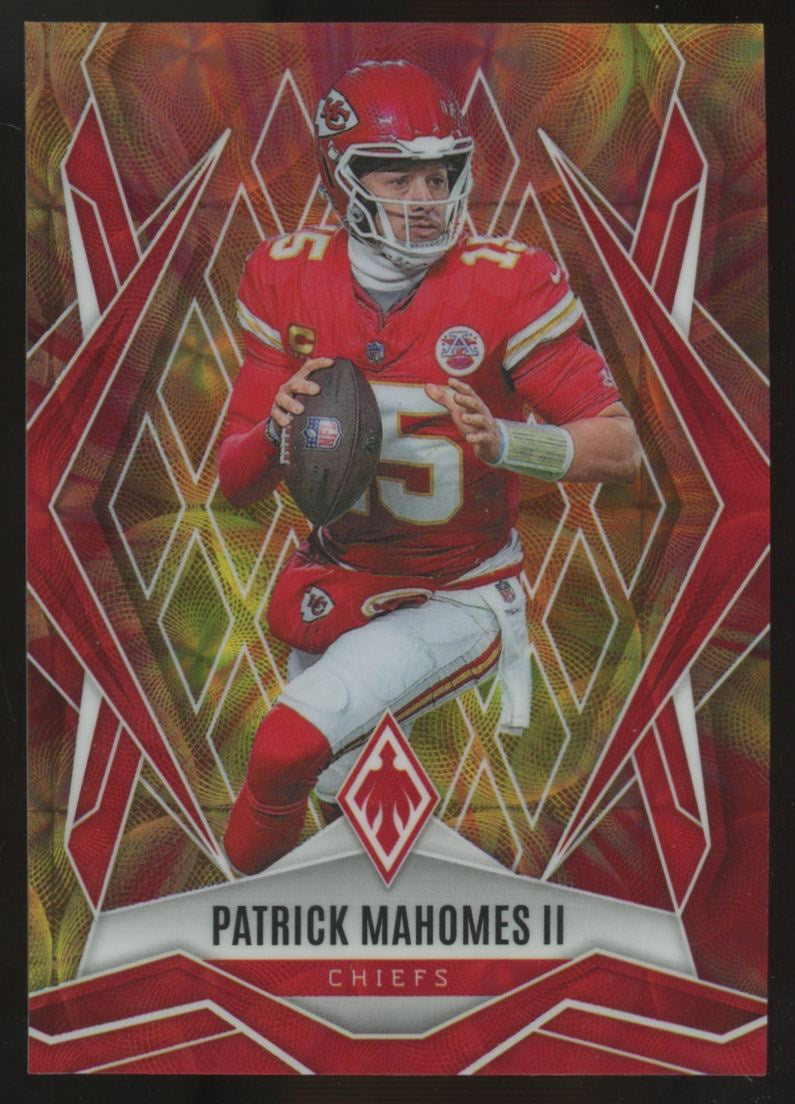 2025 Panini Phoenix Patrick Mahomes II Fire Burst /350 #1