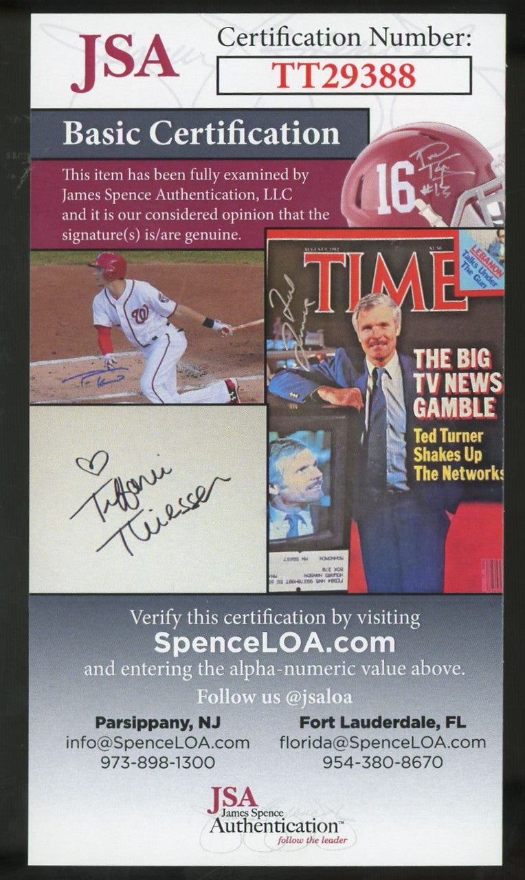 Rube Marquard Signed Autographed Index Card JSA