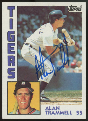 1984 Topps Alan Trammell #510 Signed Autographed Card JSA
