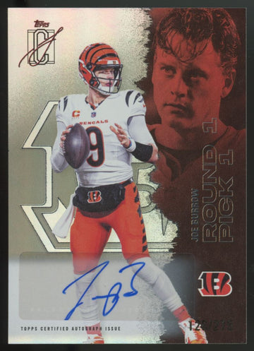 2025 Topps Signature Series Joe Burrow Silver Auto /275 #13