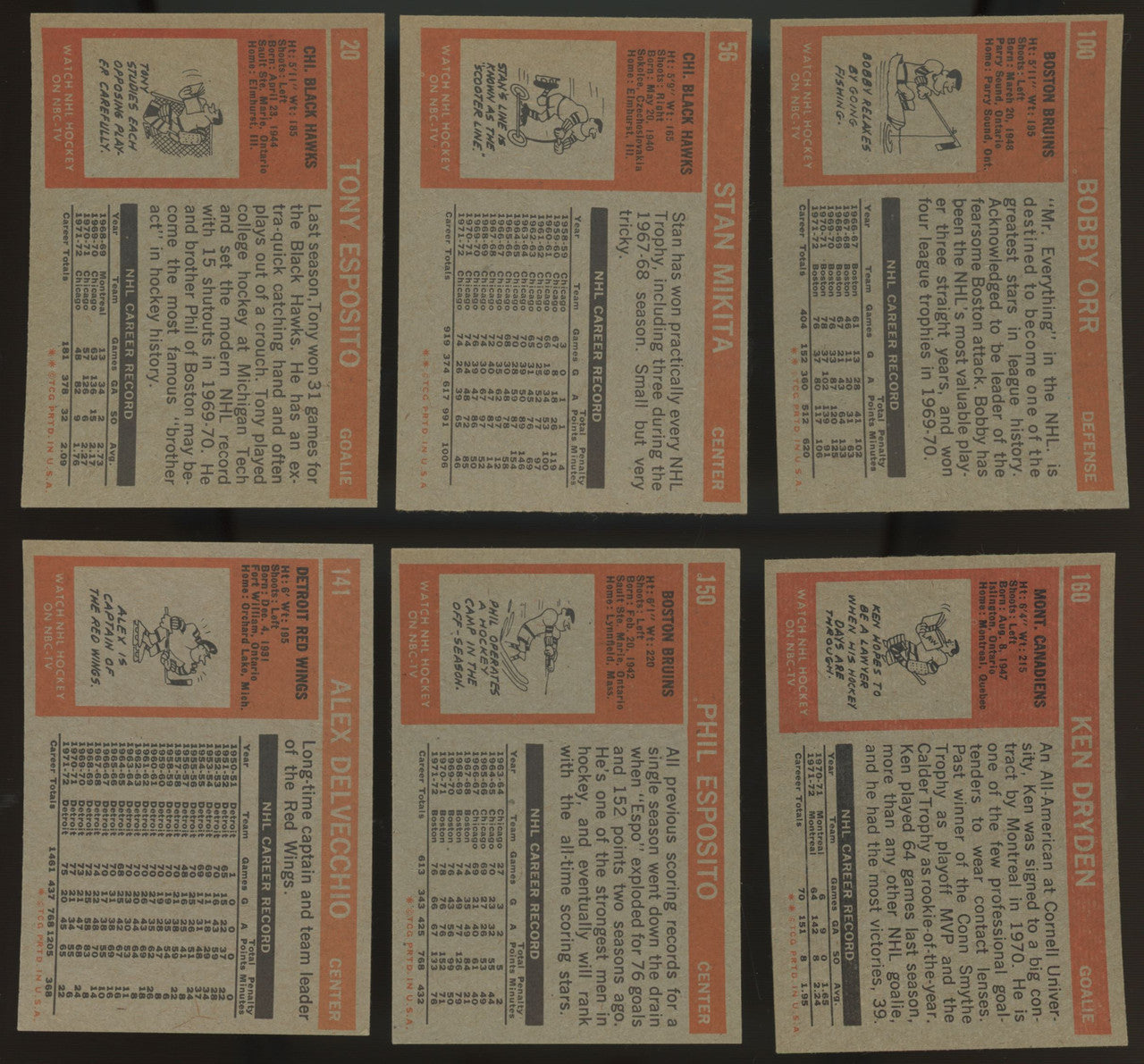 1972-73 Topps Hockey Complete Set (176) EX Overall