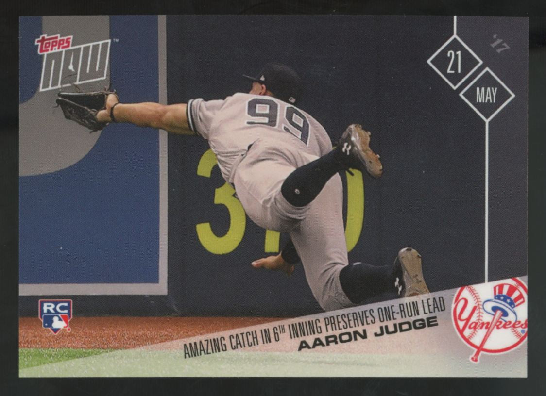 2017 Topps Now Aaron Judge RC Catch In 6th Inning #171