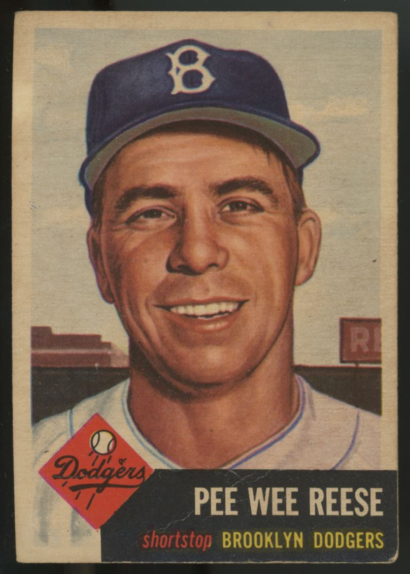 1953 Topps Pee Wee Reese #76 VG "A"