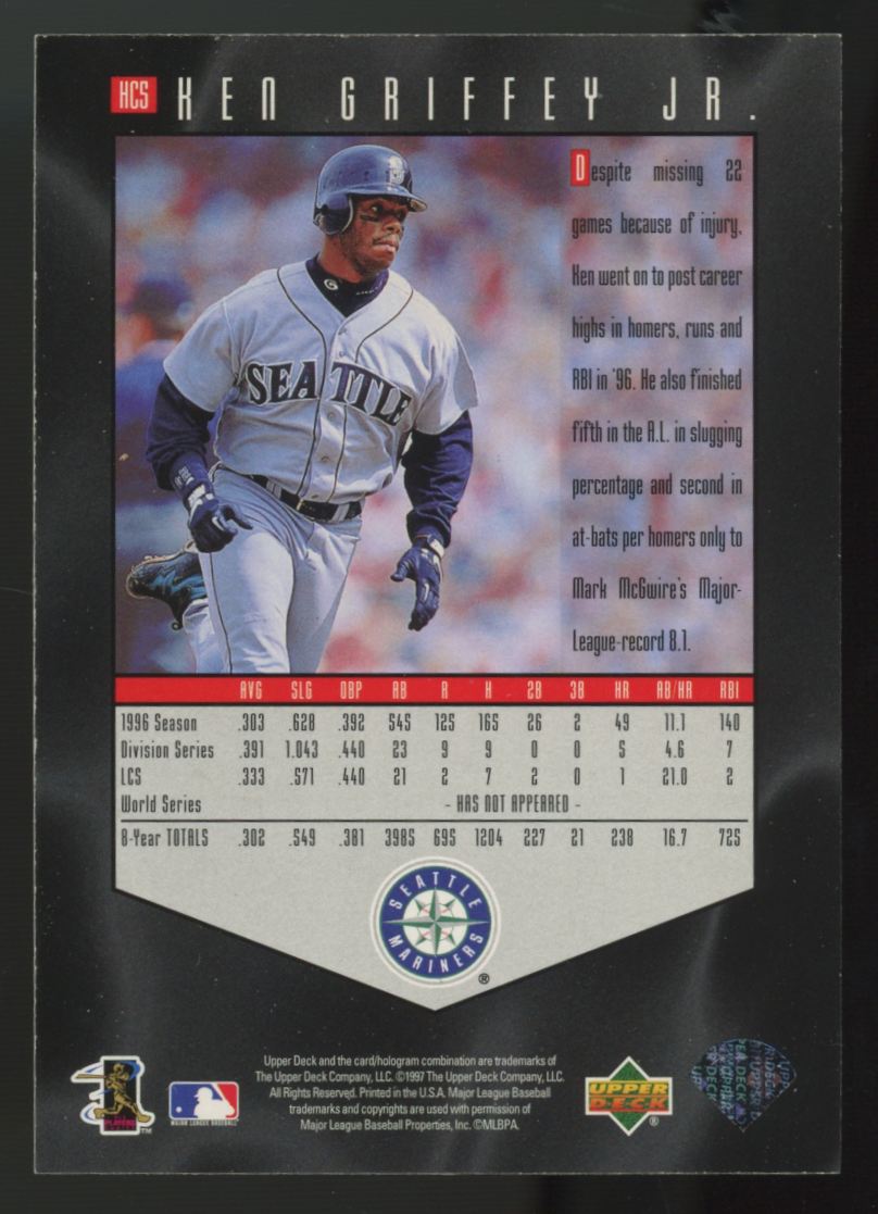 1997 Upper Deck Ken Griffey Jr. Hot Commodities #HC5 "A"