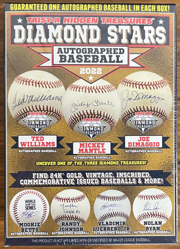 2022 Tristar Diamond Stars Autographed Baseball Box