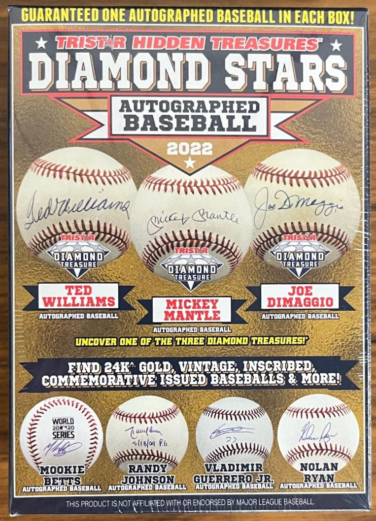 2022 Tristar Diamond Stars Autographed Baseball Box