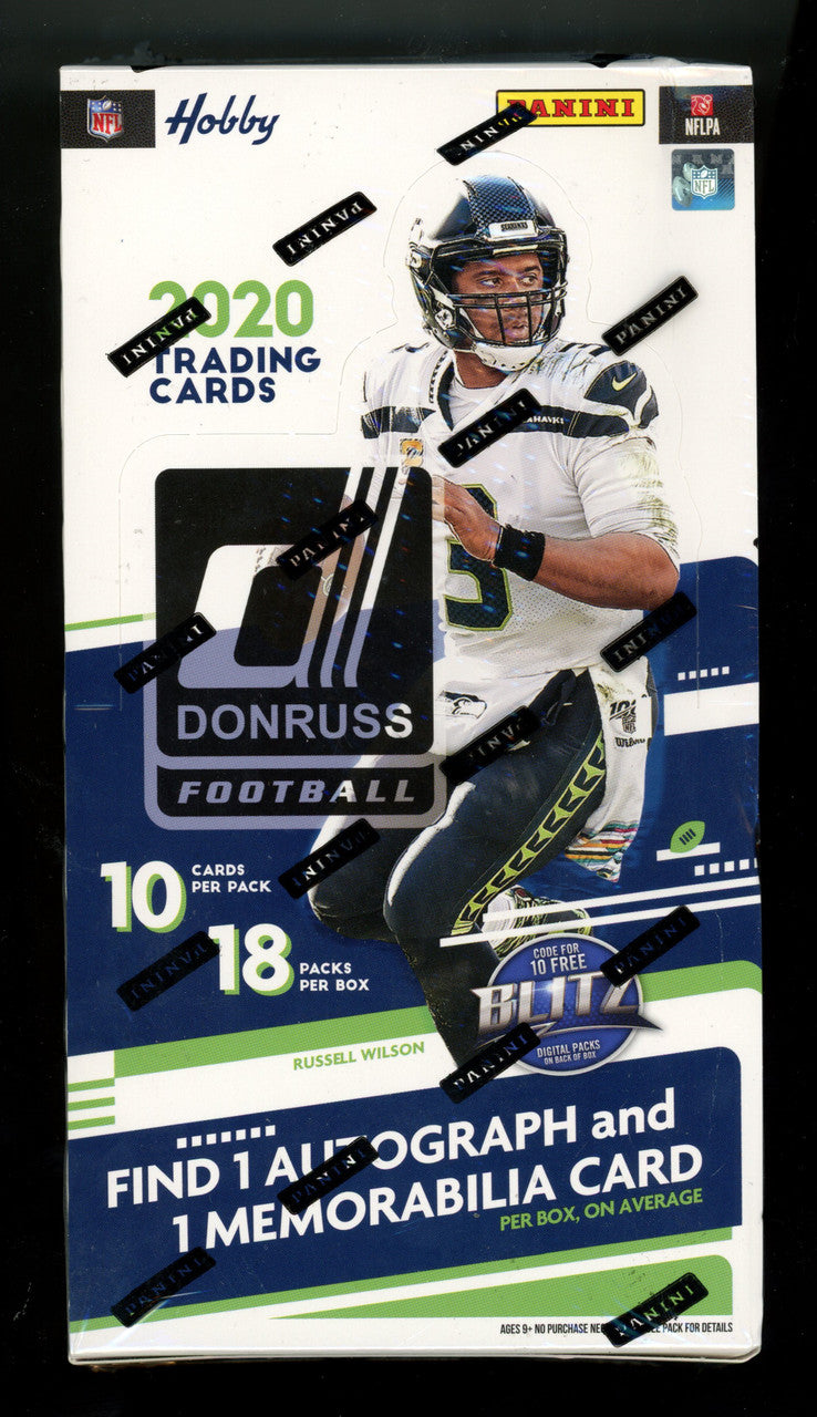 2020 Panini Donruss Football Hobby Box Factory Sealed