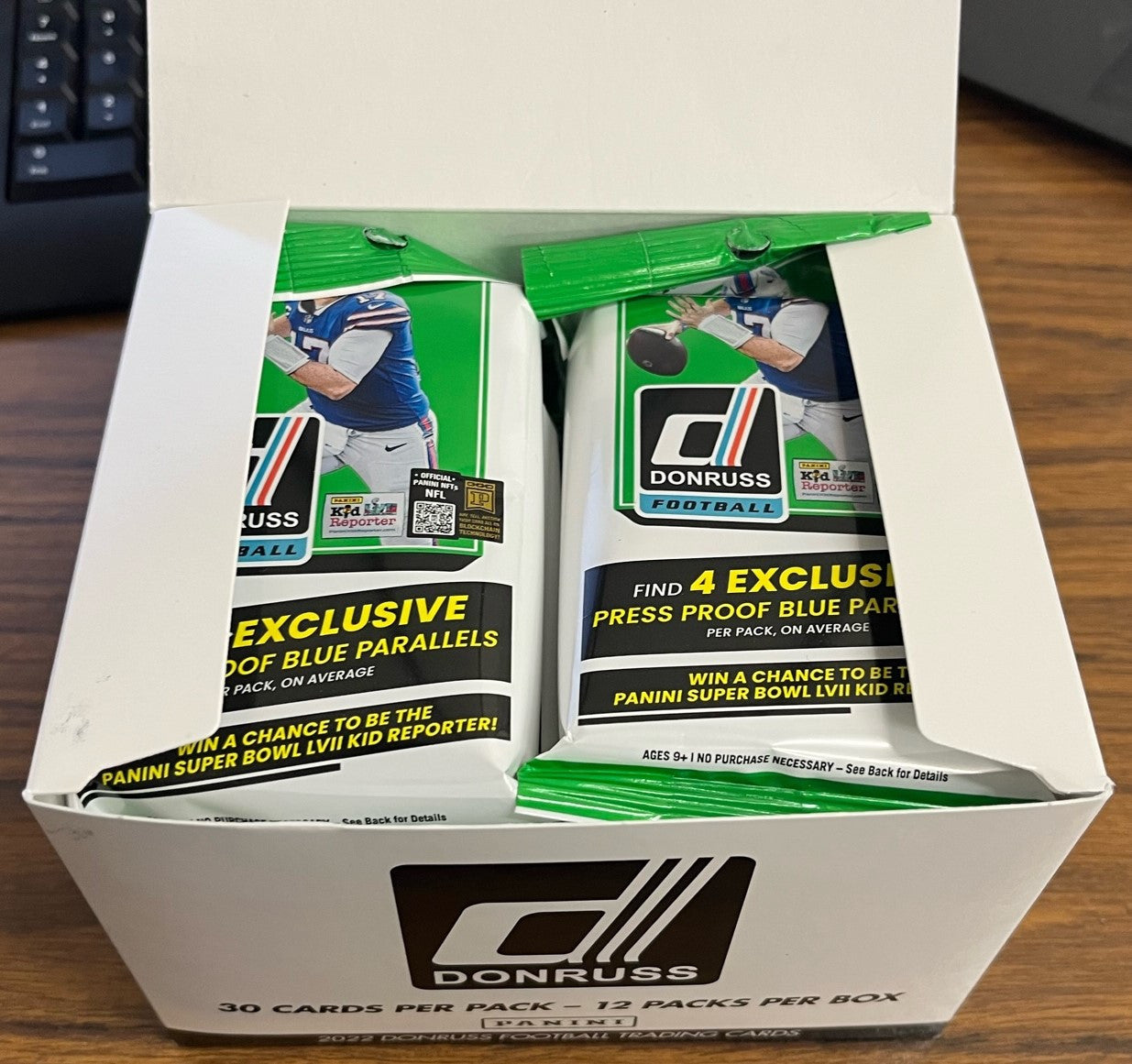2022 Panini Donruss Football Jumbo Value Pack Box