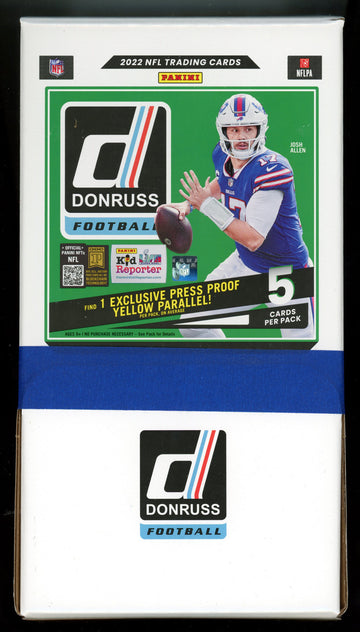 2022 Donruss Football Gravity Feed Box (48 Packs)