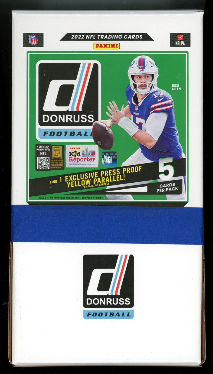 2022 Donruss Football Gravity Feed Box (48 Packs)