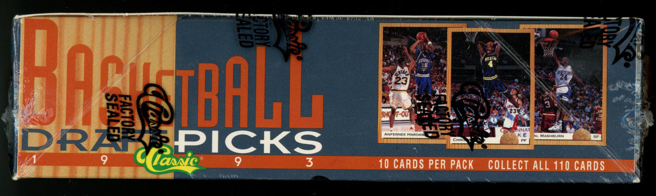 1993 Classic Basketball Draft Picks Factory Sealed Box