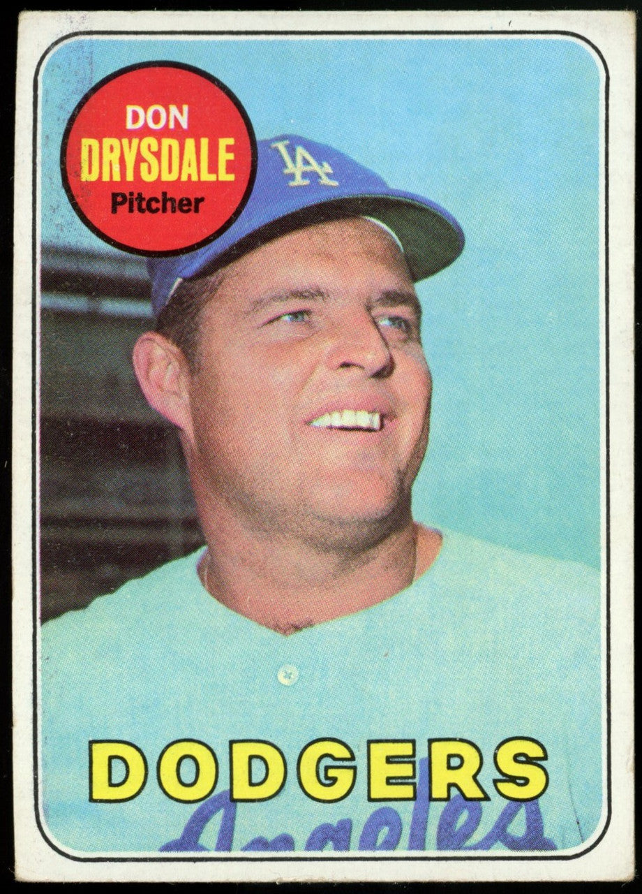 1969 Topps Don Drysdale #400 EX
