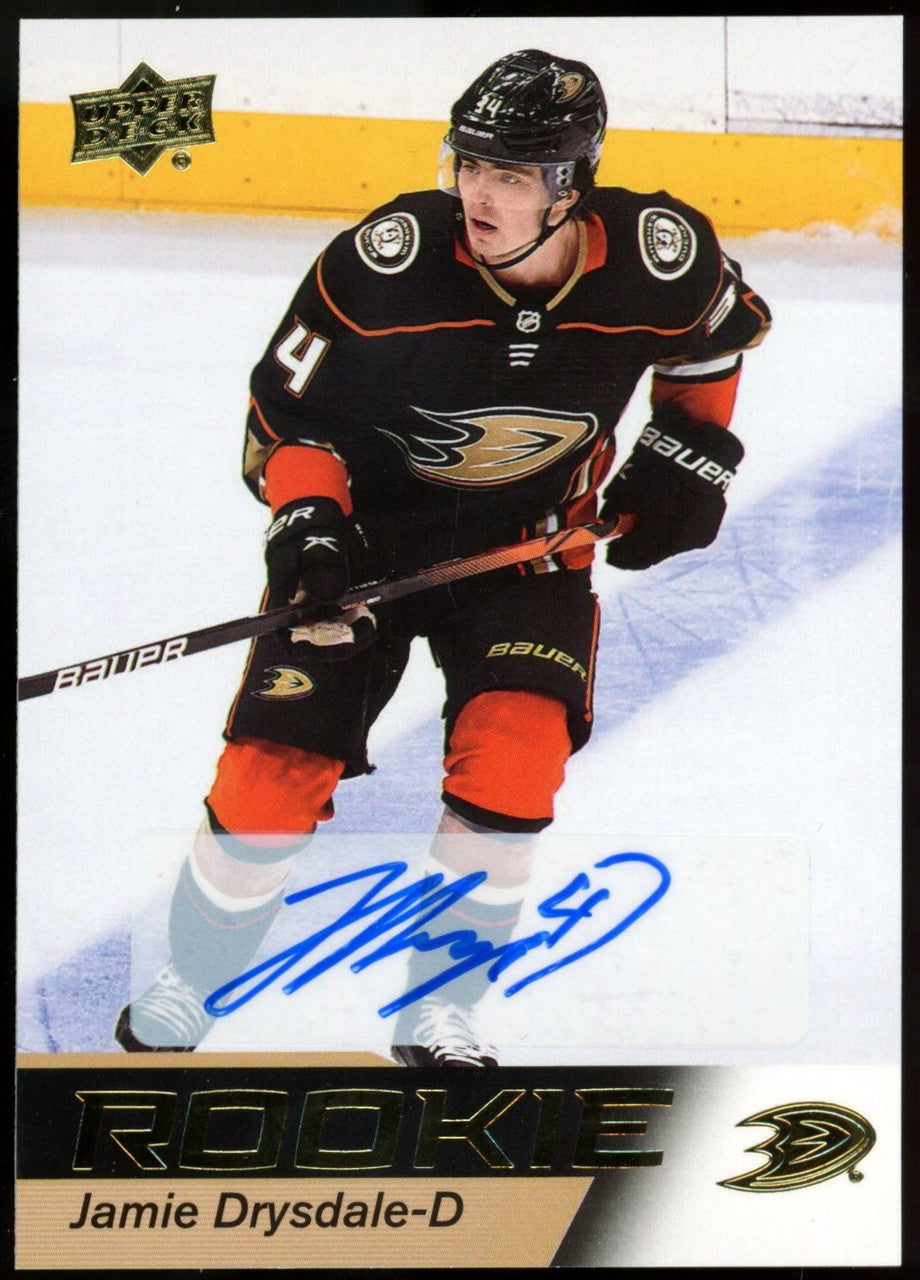 2021-22 Upper Deck Star Rookies Jamie Drysdale RC Auto #7