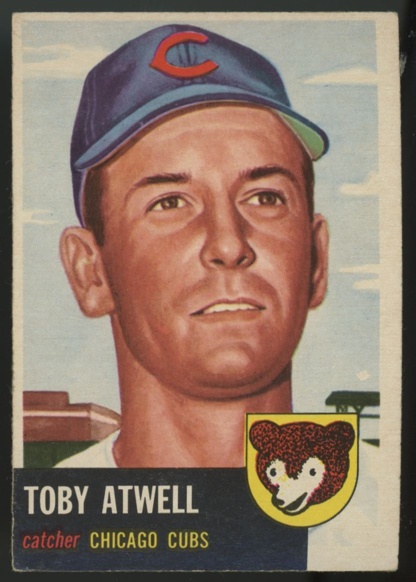 1953 Topps Toby Atwell #23 EX "A"