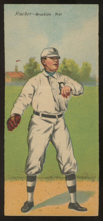 1911 T201 Mecca Double Folders Nap Rucker/Jake Daubert EX