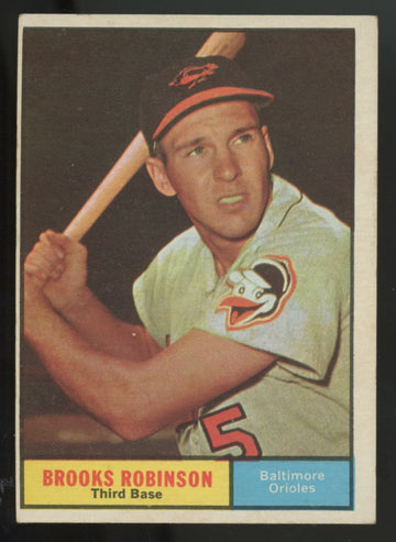 1961 Topps Brooks Robinson #10 VG-EX