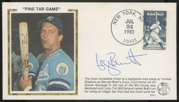 George Brett Signed Autographed Cachet Pine Tar Game JSA
