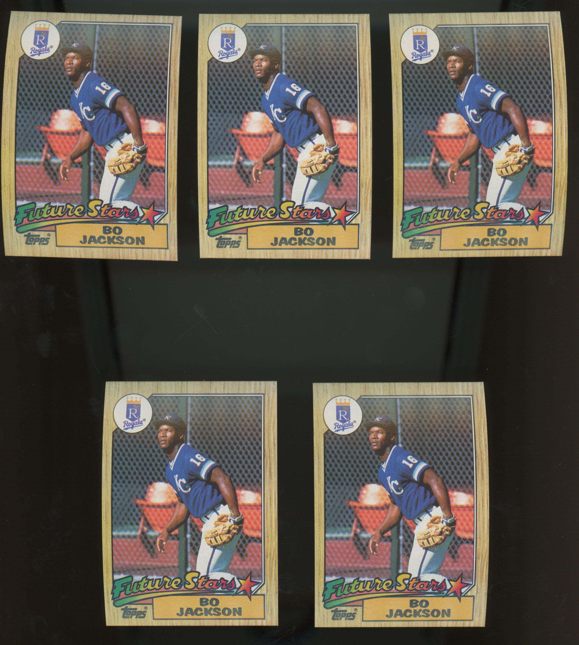 1987 Topps Bo Jackson RC #170 Lot of 25 NM-MT "B"