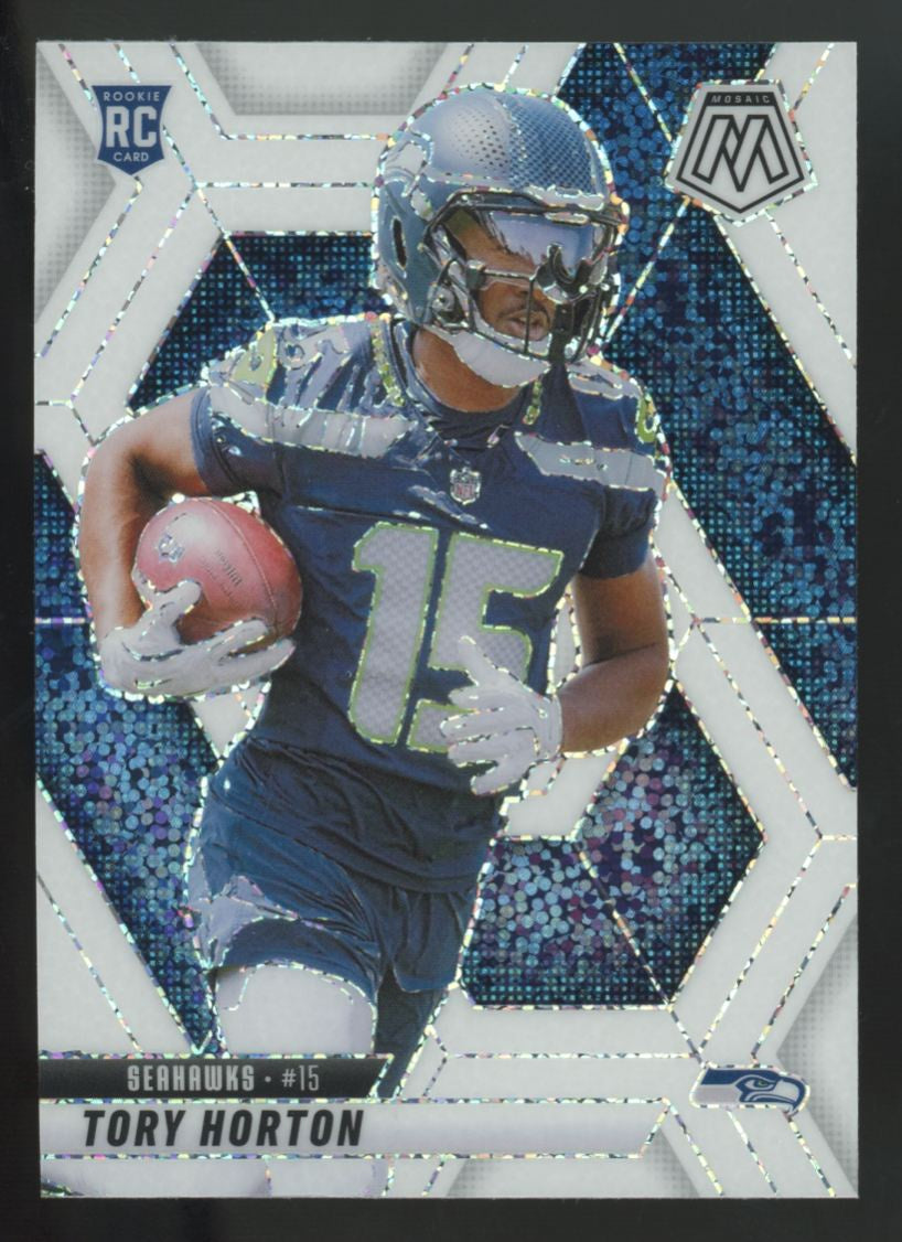 2025 Panini Mosaic Tory Horton RC White Sparkle #396