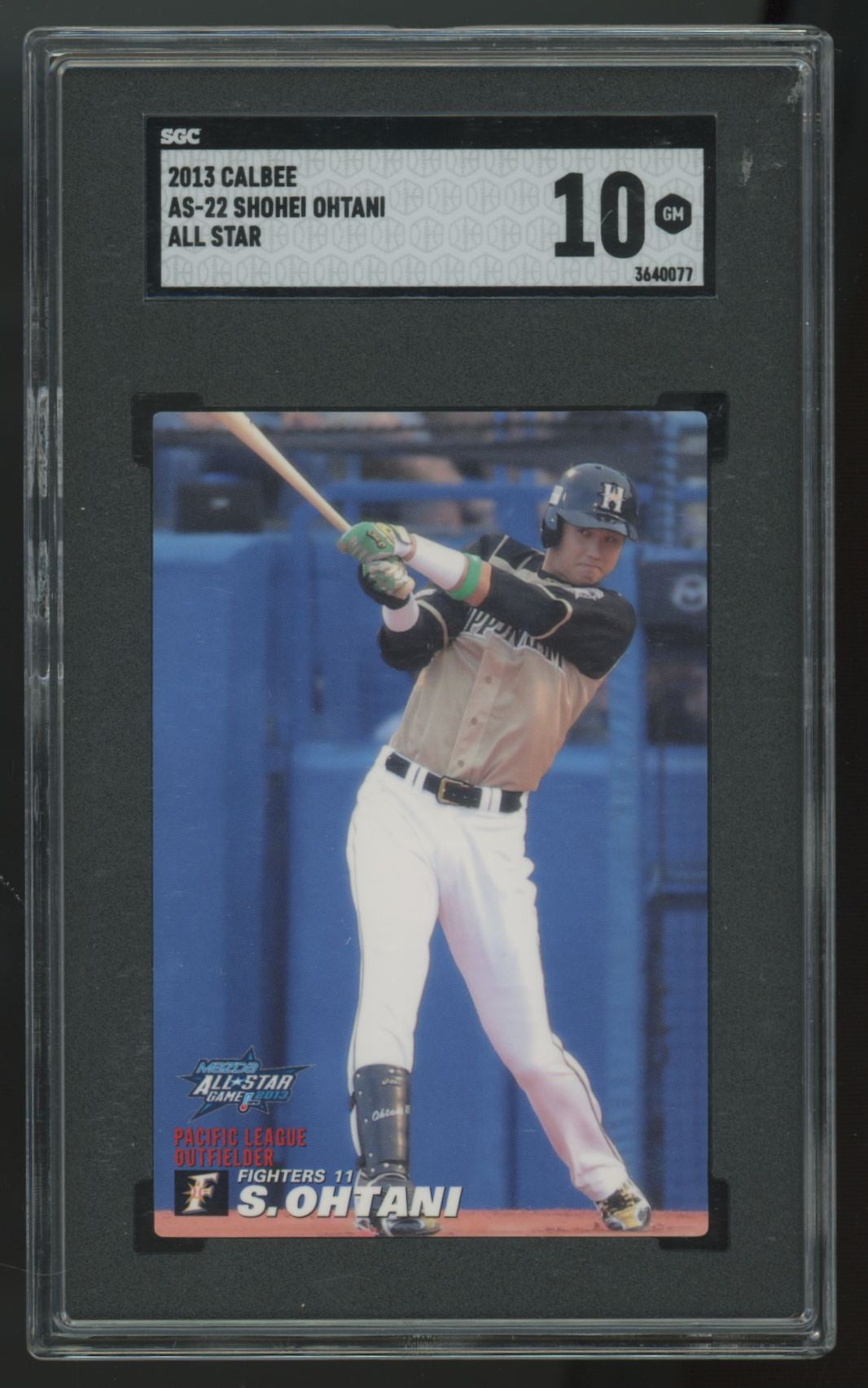 2013 Calbee Shohei Ohtani All Star #AS-22 SGC 10