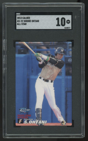 2013 Calbee Shohei Ohtani All Star #AS-22 SGC 10