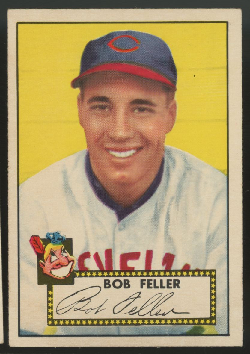 1952 Topps Bob Feller#88 EX Red Back
