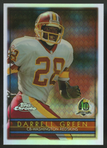 1996 Topps Chrome Darrell Green Refractor #143
