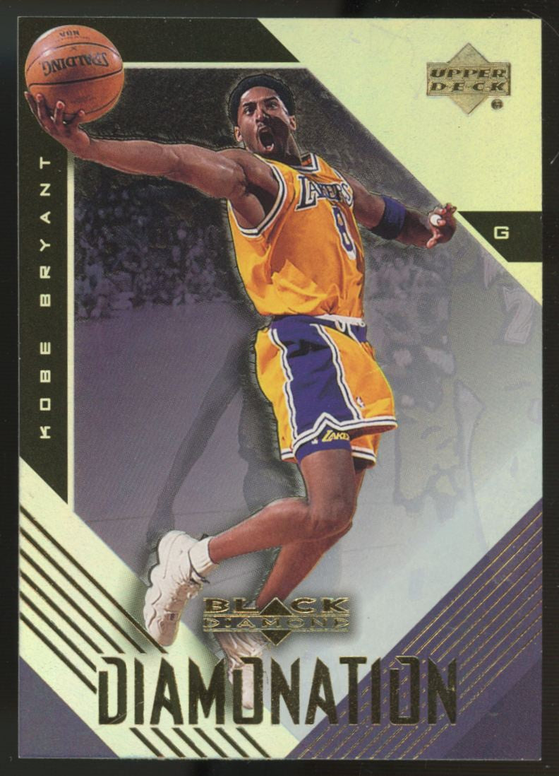 2000-01 Upper Deck Black Diamond Kobe Bryant Diamonation #D3