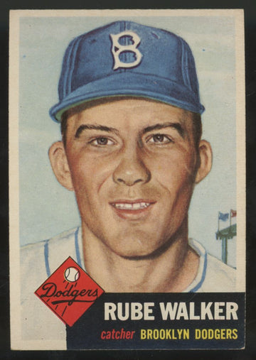 1953 Topps Rube Walker #134 EX/MT