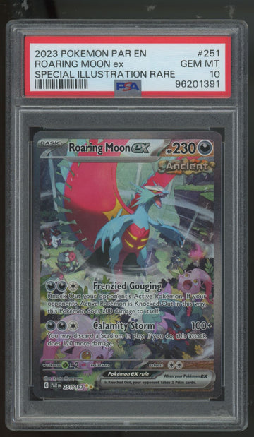 2023 Pokemon Roaring Moon ex Paradox Rift Special Illustration Rare #251 PSA 10