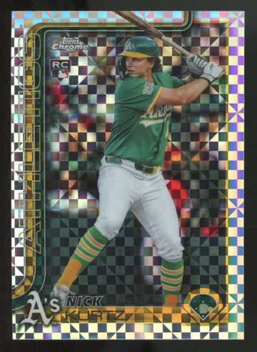 2025 Topps Chrome Update Nick Kurtz RC X-Fractor #USC178