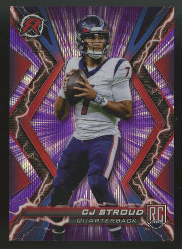 2023 Topps Composite Resurgence CJ Stroud RC Purple Surge /99 #98