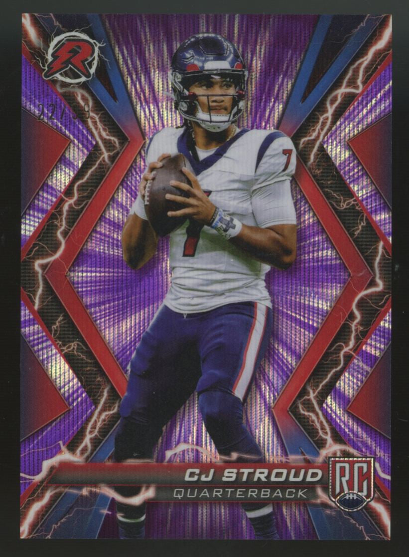 2023 Topps Composite Resurgence CJ Stroud RC Purple Surge /99 #98