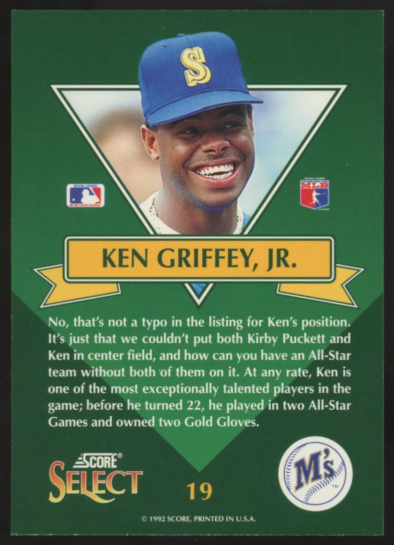 1993 Select Stars Ken Griffey Jr. #19