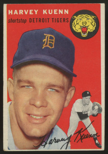 1954 Topps Harvey Kuenn RC #25 VG/EX "A"