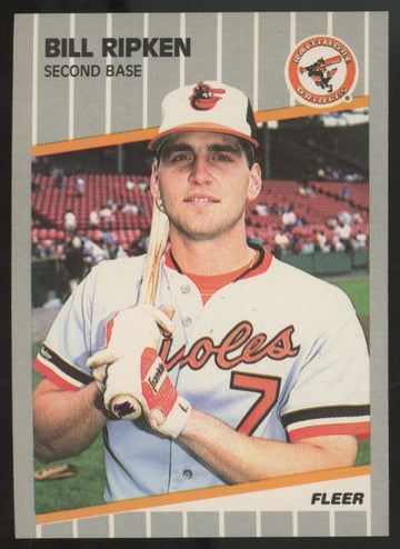 1989 Fleer Bill Ripken Black Scribble FF Error #616 NM-MT
