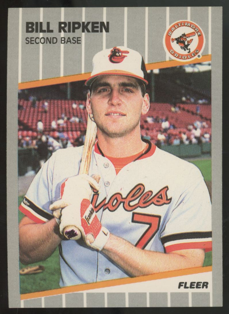 1989 Fleer Bill Ripken Black Scribble FF Error #616 NM-MT