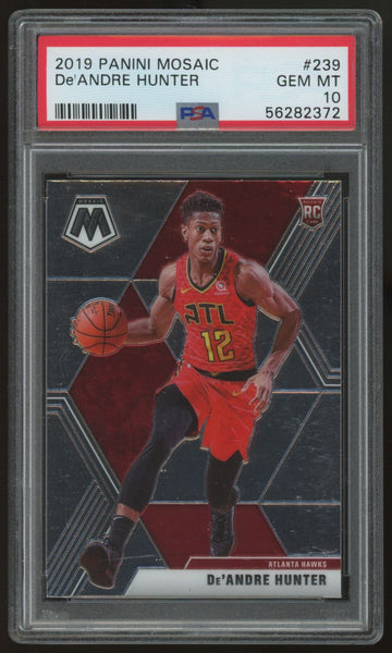 2019/20 Mosaic De'Andre Hunter RC #239 PSA 10
