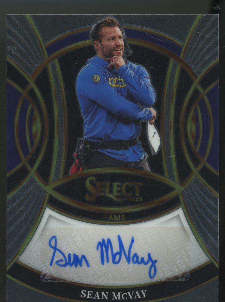 2025 Panini Select Sean McVay Auto #SP-SMY
