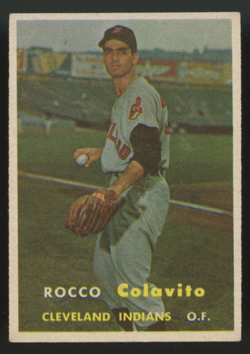 1957 Topps Rocco Rocky Colavito RC #212 EX+ "B"
