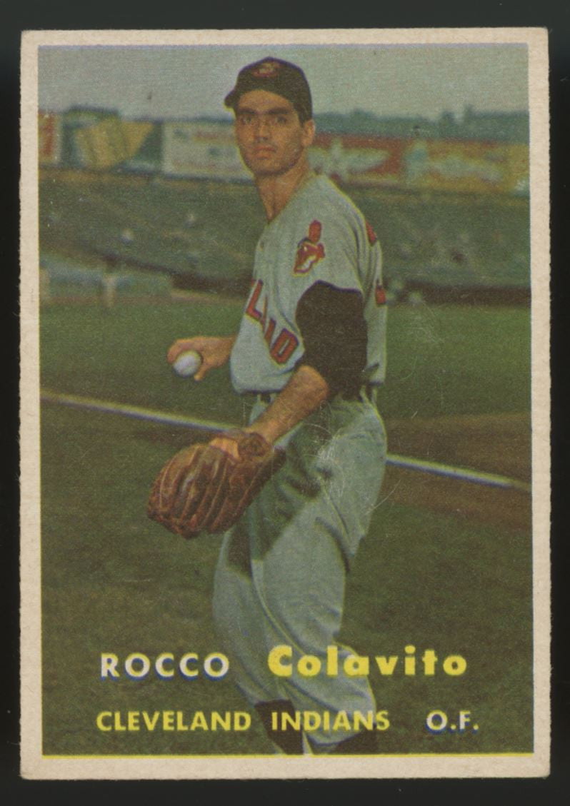 1957 Topps Rocco Rocky Colavito RC #212 EX+ "B"