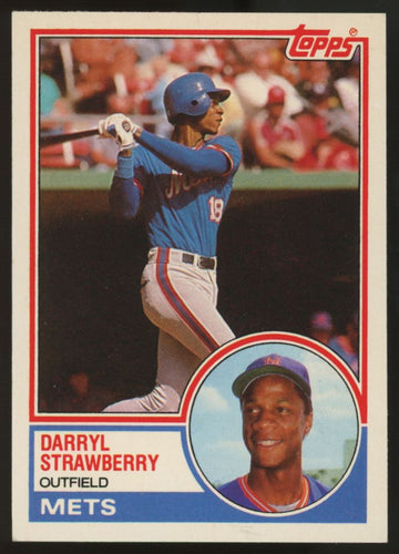 1983 Topps Traded Daryl Strawberry RC #108T NM