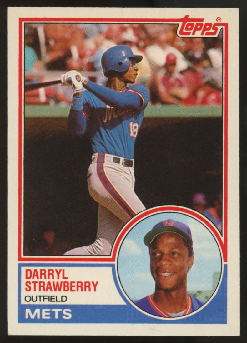 1983 Topps Traded Daryl Strawberry RC #108T NM