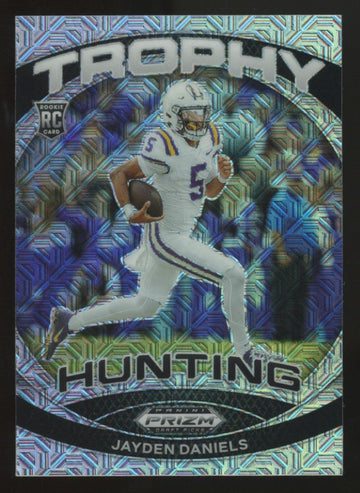 2024 Panini Prizm Draft Jayden Daniels RC Mojo Trophy Hunting /25 #TH-JDS