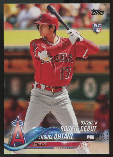 2018 Topps Update Shohei Ohtani RC Debut #US285 "A"